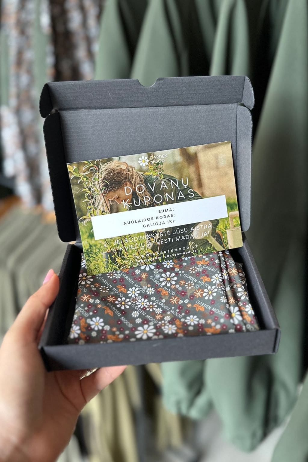 Dovanų kuponas su staigmena