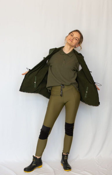 Dvipusė liemenė (kišenės įrankiams, reguliuojamas juosmuo)