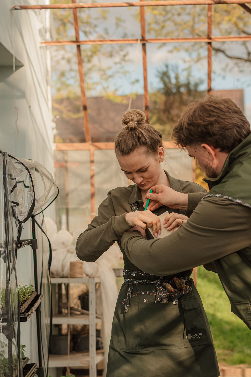 Prijuostė "Transformer" (dvi dalys, kišenės)