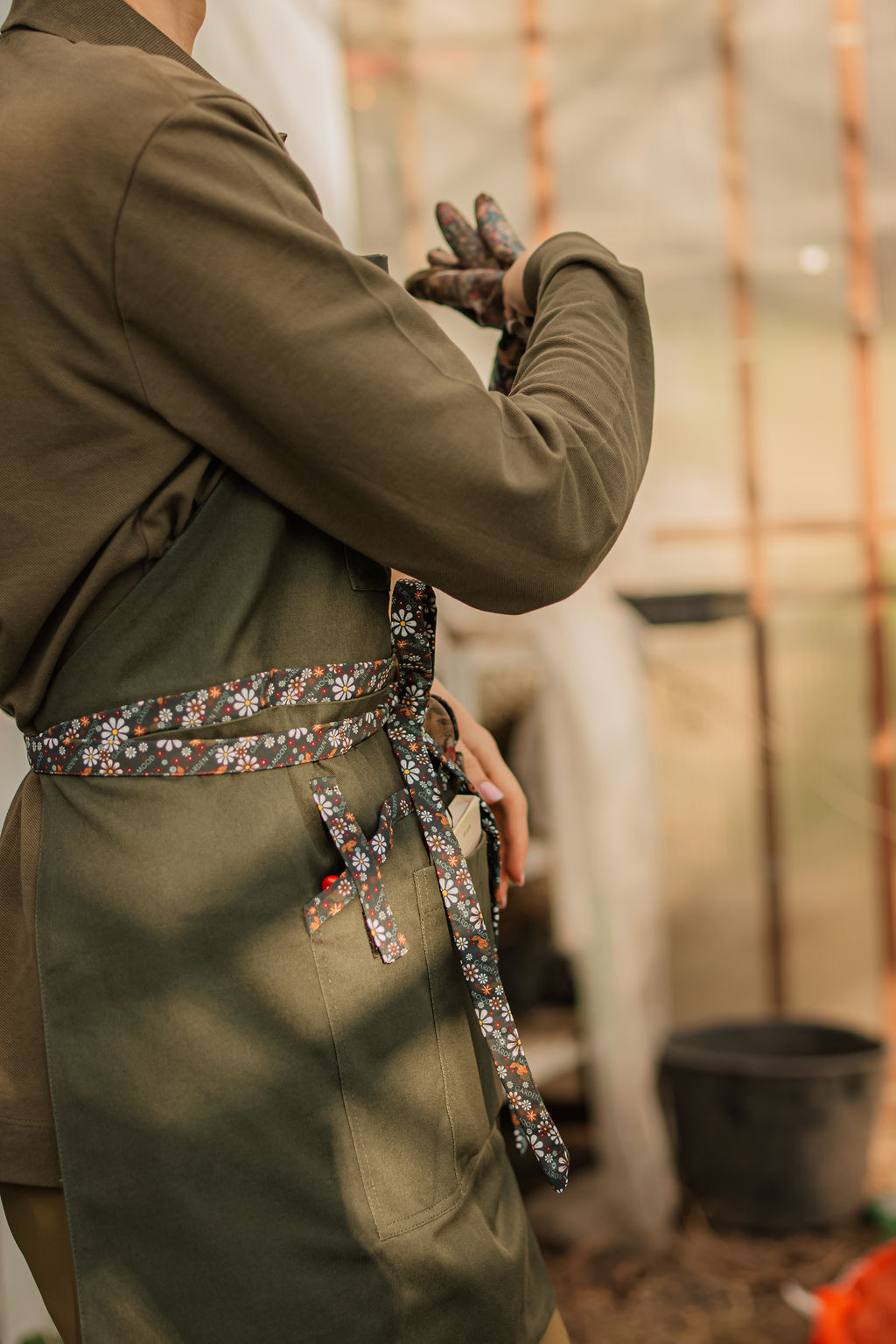 Prijuostė "Transformer" (dvi dalys, kišenės)