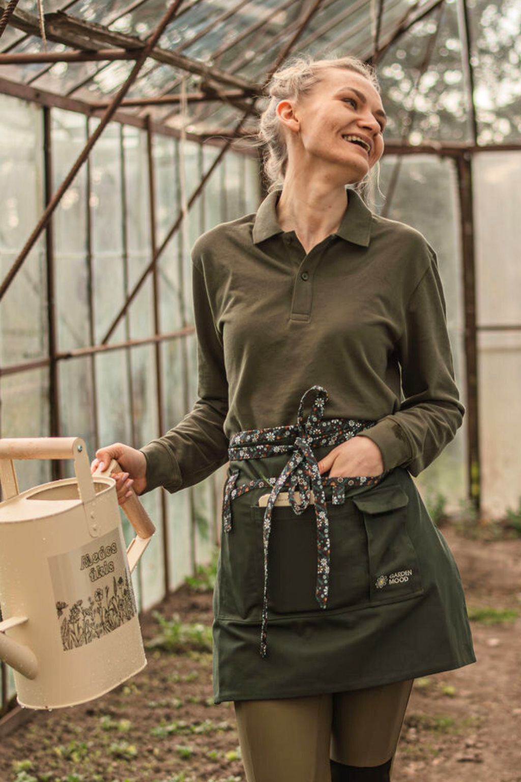 Marškinėliai (ilgos rankovės, unisex) "Garden Mood 24/7"