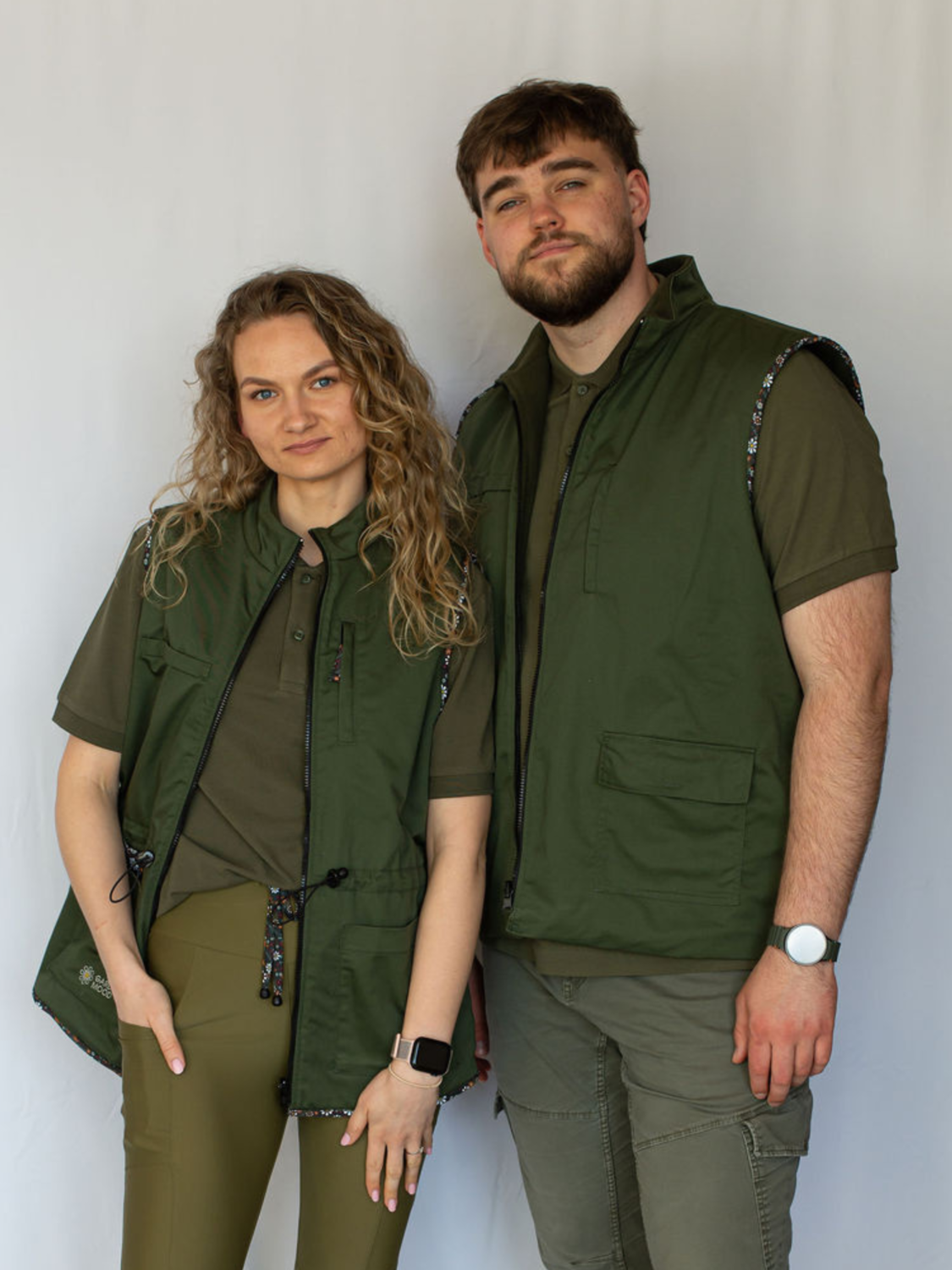 Komplektas "Šeimyna" (vyriška ir moteriška liemenės)