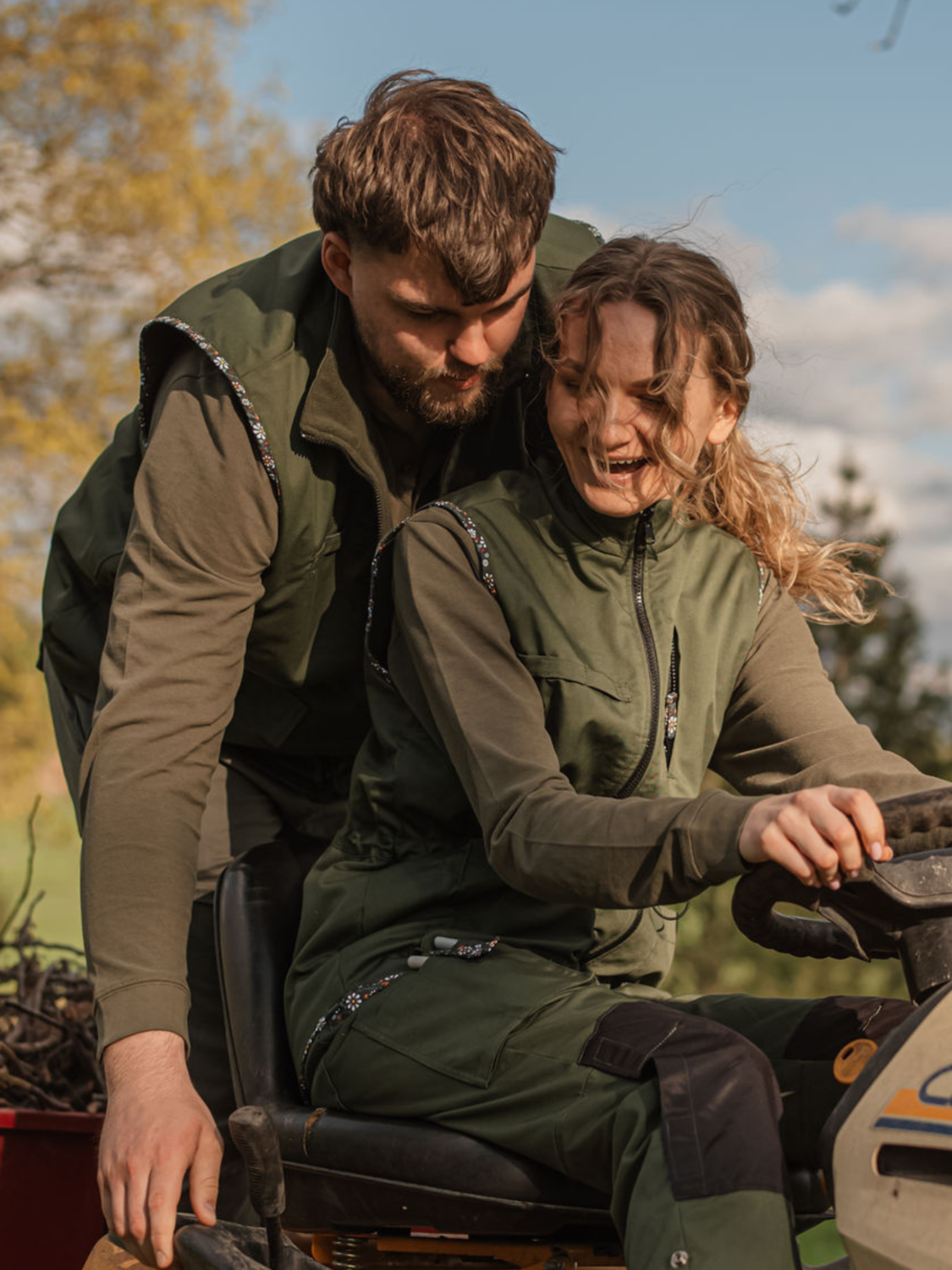 Komplektas "Šeimyna" (vyriška ir moteriška liemenės)