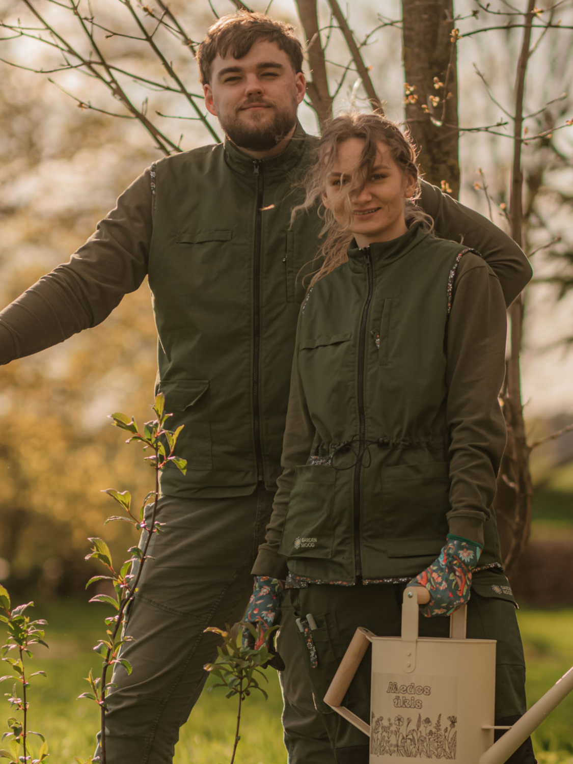 Komplektas "Šeimyna" (vyriška ir moteriška liemenės)