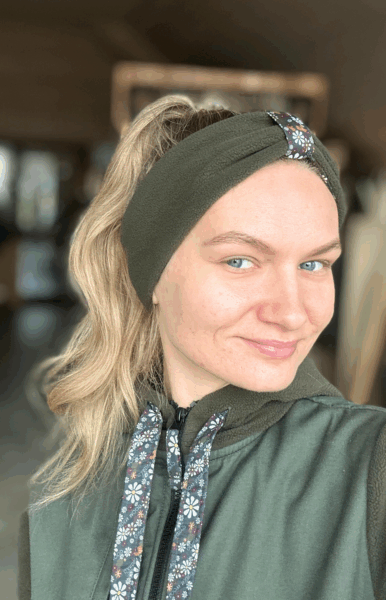 Galvajuostė "Daisy" (žalia)